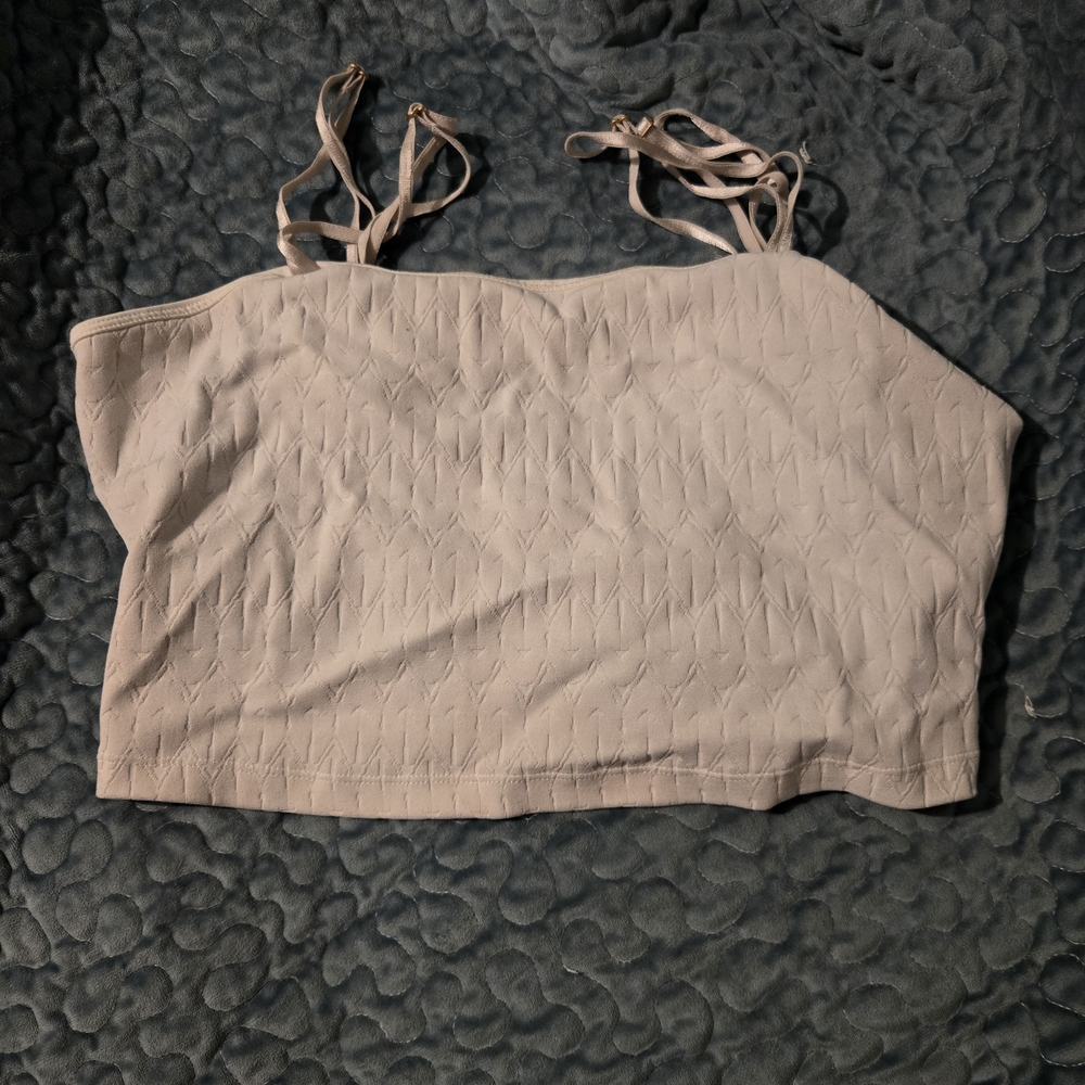 NY Collection Women's Cream Camisole Top